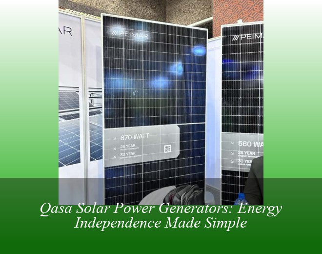Qasa Solar Power Generators: Energy Independence Made Simple